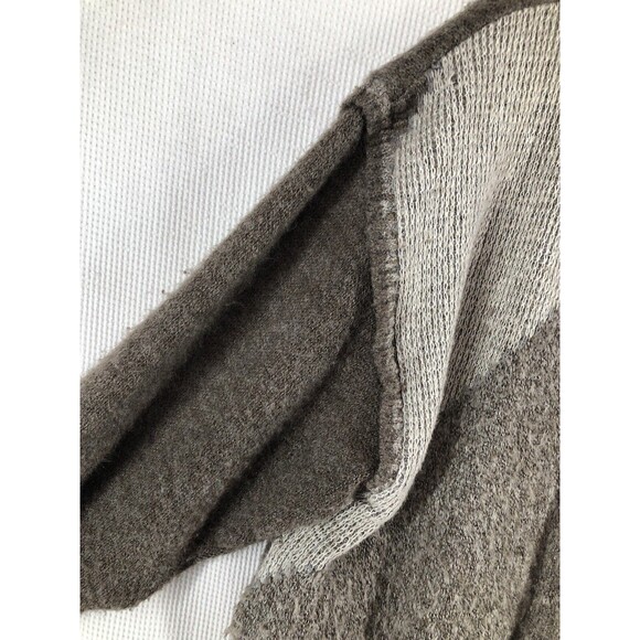 St Michael Vintage Wool Full Zip Knit Lined Cardigan Sweater Jacket Gray Brown - Picture 5 of 11